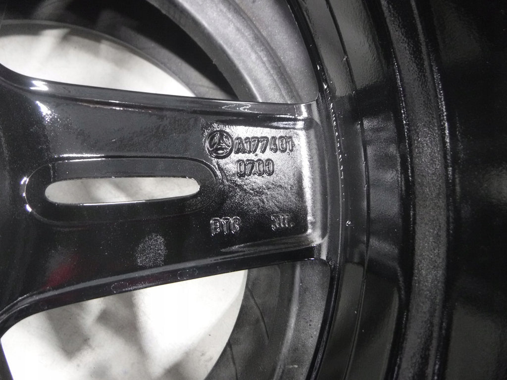 4x Alufelge 18 Zoll 7.5" 5x112 49ET Glanz Schwarz A1774010700 Mercedes-Benz W177 FEL9907796824oo