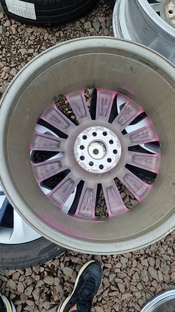 1x Alufelge 19 Zoll 8.5" 5x112 40ET Glanz Seat Rim Wheel