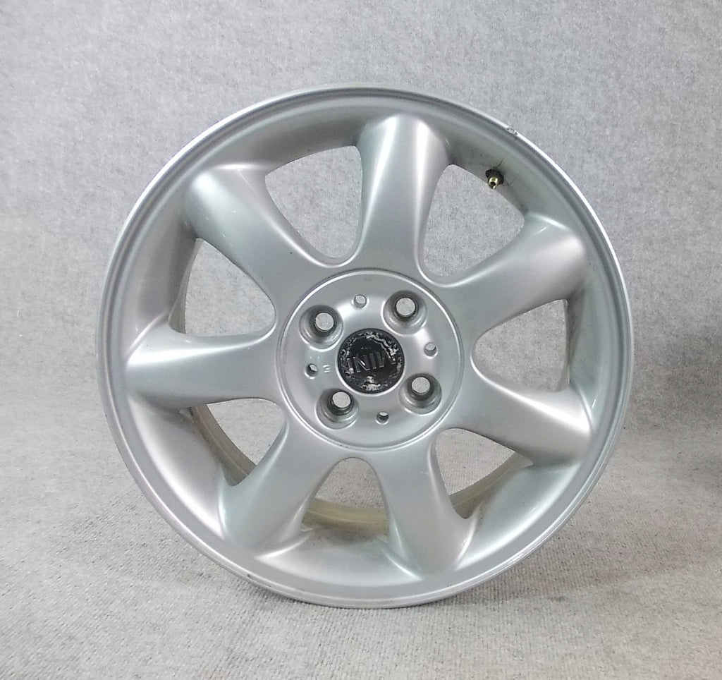 1x Alufelge 16 Zoll 6.5" 4x100 48ET Glanz Silber 6775684 Mini Clubman F56 F55