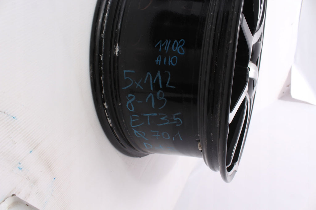 1x Alufelge 19 Zoll 8.0" 5x112 Glanz Schwarz KBA477088 Rim Wheel FEL3340230442ql