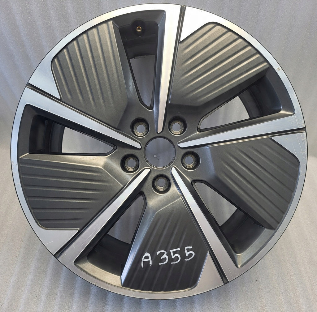 1x Alufelge 18 Zoll 7.5" 5x112 46ET Glanz Grau 5FA601025K Cupra Leon Mg