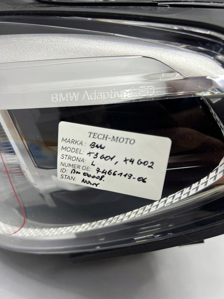 Frontscheinwerfer BMW X3 G01 F97 G02 F98 7466119-06 LED FALSE Headlight SCH3352597801wu