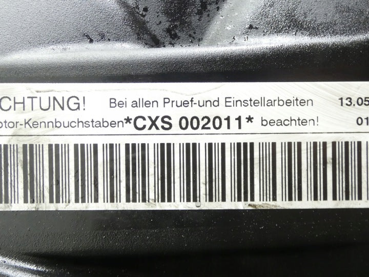 Motor Audi VW A3 Golf VII I CXS CXSA 1.4 TSI 122PS 90kW 85TKm Benzin Unkomplett MOT7642411882un