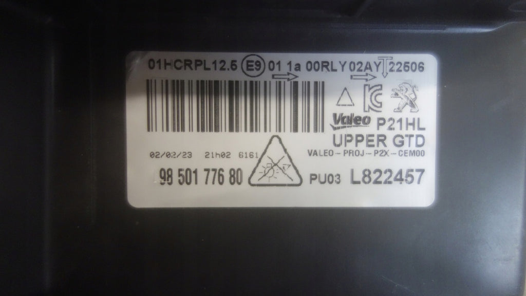 Frontscheinwerfer Peugeot 2008 208 II 9850177680 LED Links Headlight