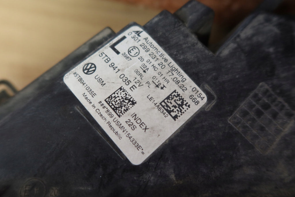 Frontscheinwerfer VW Touran 5TB941035 LED Links Scheinwerfer Headlight