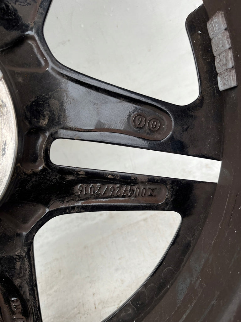 1x Alufelge 18 Zoll 7.5" 5x112 49ET Glanz Schwarz A1774011500 Mercedes-Benz W177