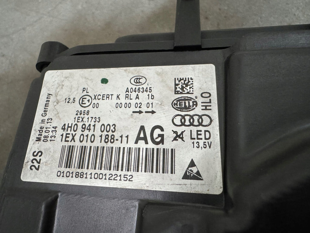 Frontscheinwerfer Audi A8 4H0941003 1EX01018811 Full LED Links Headlight SCH5149099401yk