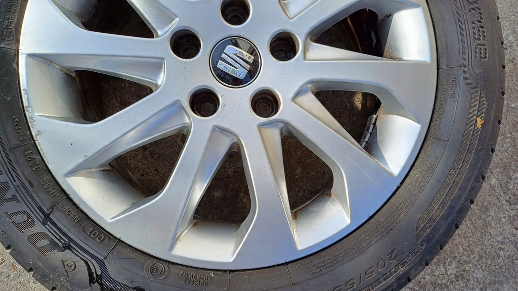 1x Alufelge 16 Zoll 6.5" 5x112 5F0601025A Seat Leon Rim Wheel