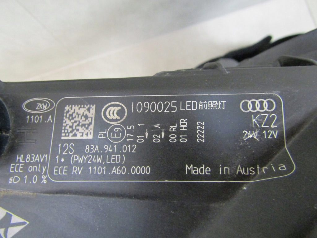 Frontscheinwerfer Audi Q3 83A941012 LED Rechts Scheinwerfer Headlight SCH7901860769mu