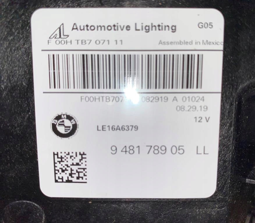 Frontscheinwerfer BMW G05 X6 G06 9481789 Laser Links Scheinwerfer Headlight SCH2023684011fv