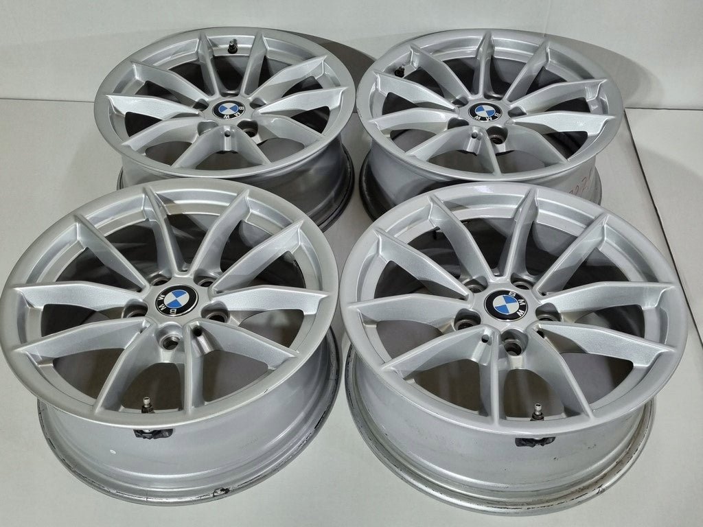 4x Alufelge 16 Zoll 6.5" 5x112 22ET Glanz Silber 6876921 BMW Rim Wheel FEL6091212891ii