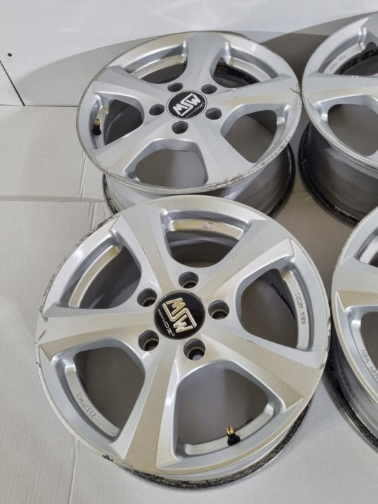 4x Alufelge 16 Zoll 6.5" 5x112 42ET KBA49261 Audi Rim Wheel FEL2331252290bc