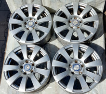 Load image into Gallery viewer, 4x Alufelge 16 Zoll 7.5&quot; 5x112 45,5ET Silber Mercedes-Benz Rim Wheel