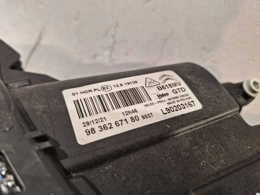 Frontscheinwerfer Citroën C3 III 9836267180 LED Links Scheinwerfer Headlight