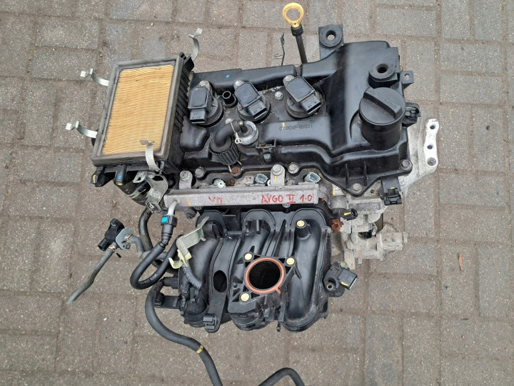 Motor Peugeot Toyota 108 Aygo 1KR-B52 1.0 VTI 85TKm Benzin Engine Komplett MOT8508214577uf
