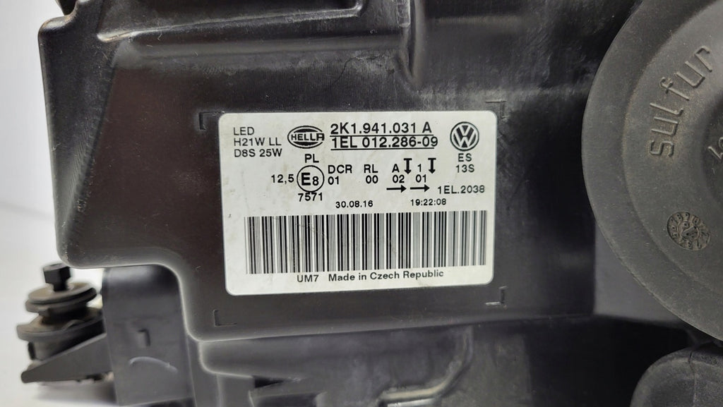 Frontscheinwerfer VW Caddy I 2K1941031A-KUD Xenon Links Scheinwerfer Headlight SCH2759481526ga