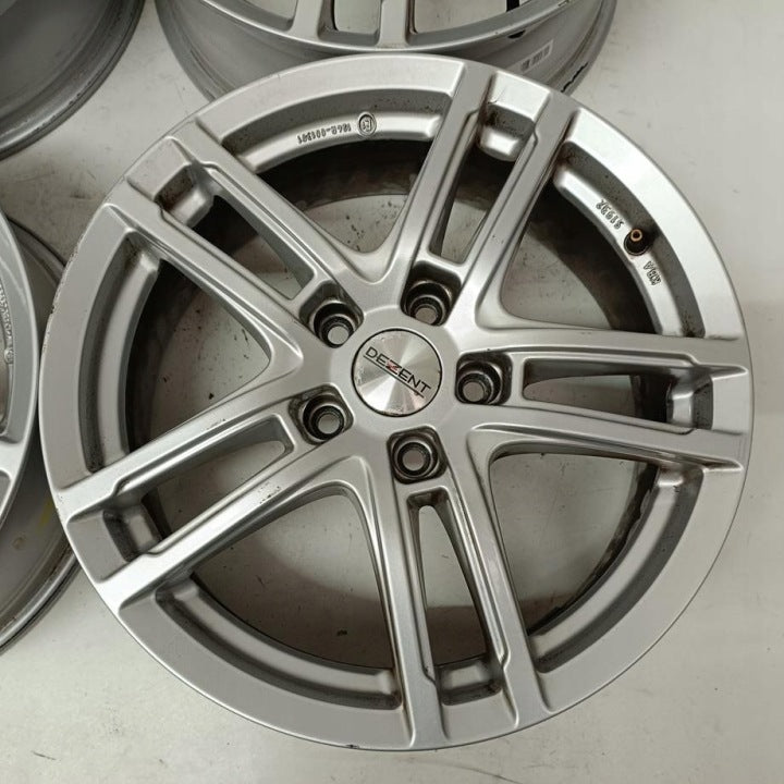 4x Alufelge 17 Zoll 6.5" 5x112 48 5ET Glanz Silber Audi I Rim Wheel FEL6914740619vf