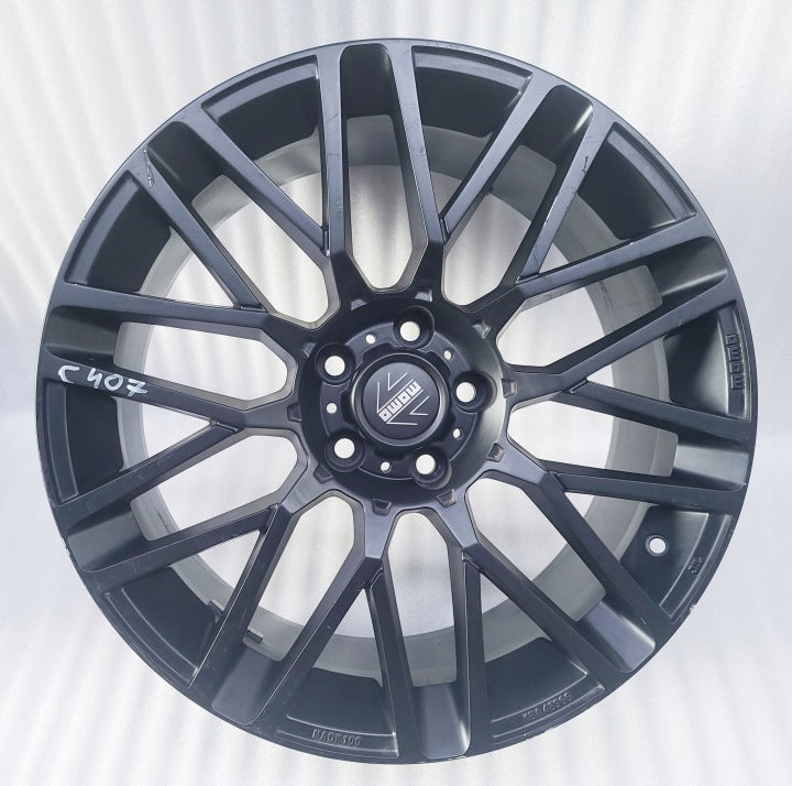 1x Alufelge 19 Zoll 8.5" 5x108 45ET Matt Schwarz KBA48966 Rim Wheel FEL7336629175aw