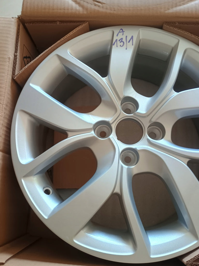 1x Alufelge 16 Zoll 6.5" 4x100 40ET Glanz Silber 403000864R Renault Captur FEL2811654291ku
