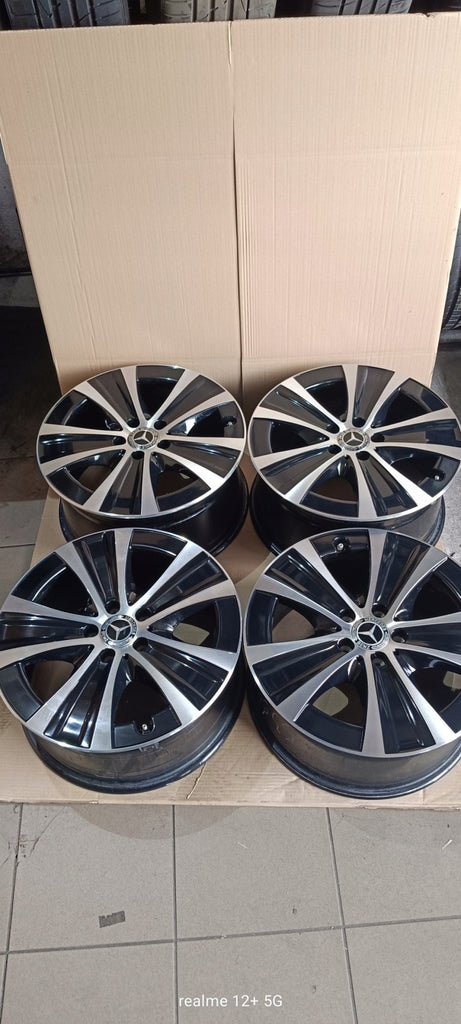 4x Alufelge 18 Zoll 8.0" 5x112 43ET Glanz Schwarz A2134013700 Mercedes-Benz W213 FEL9421653844nd