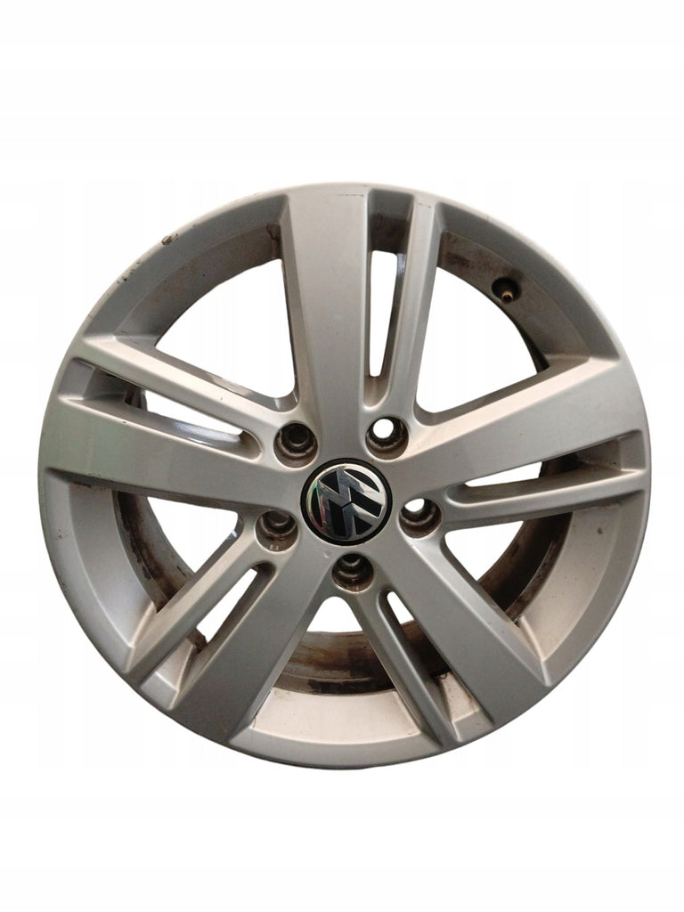 1x Alufelge 16 Zoll 6.5" 5x112 50ET Glanz Silber 5C0601025AB VW Jetta I FEL2572786372vt