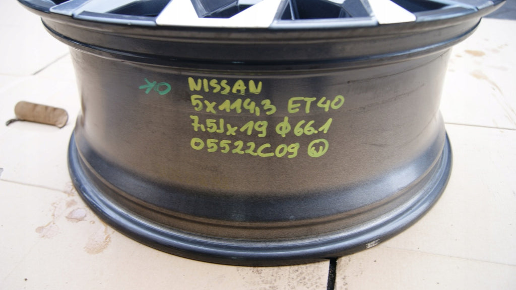 1x Alufelge 19 Zoll 7.5" 5x114.3 Nissan I 1 Rim Wheel FEL6984379265wq