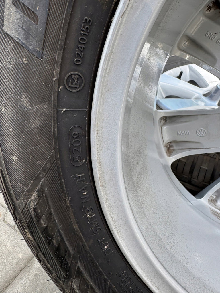 4x Alufelge 16 Zoll 6.5" 5x112 33ET Glanz Silber 7N0601025A VW Tiguan Sharan FEL3968273550zr
