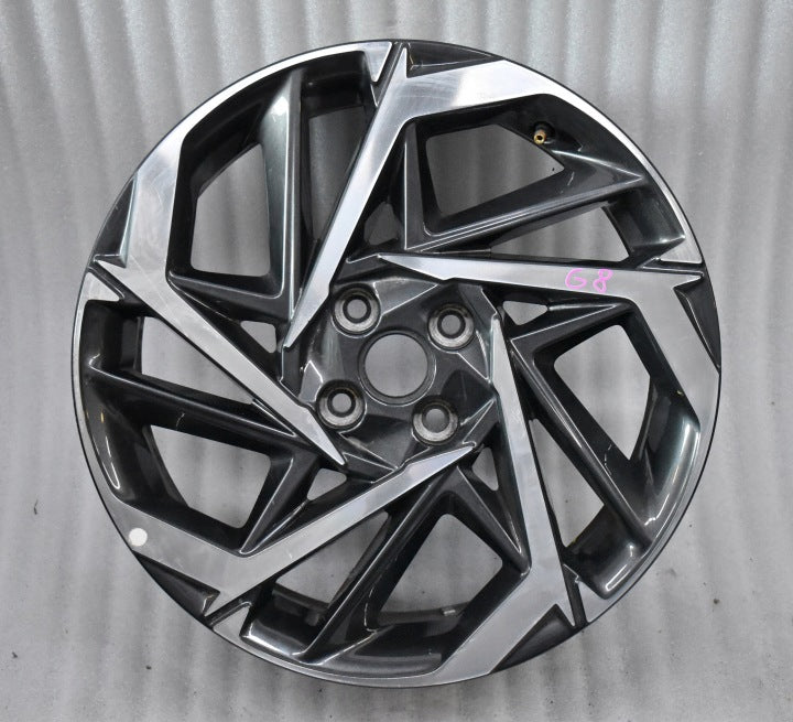 1x Alufelge 17 Zoll 7.0" 4x100 54ET Glanz Graphit 52910-Q0300 Hyundai I20 III Mg FEL8985178290kz