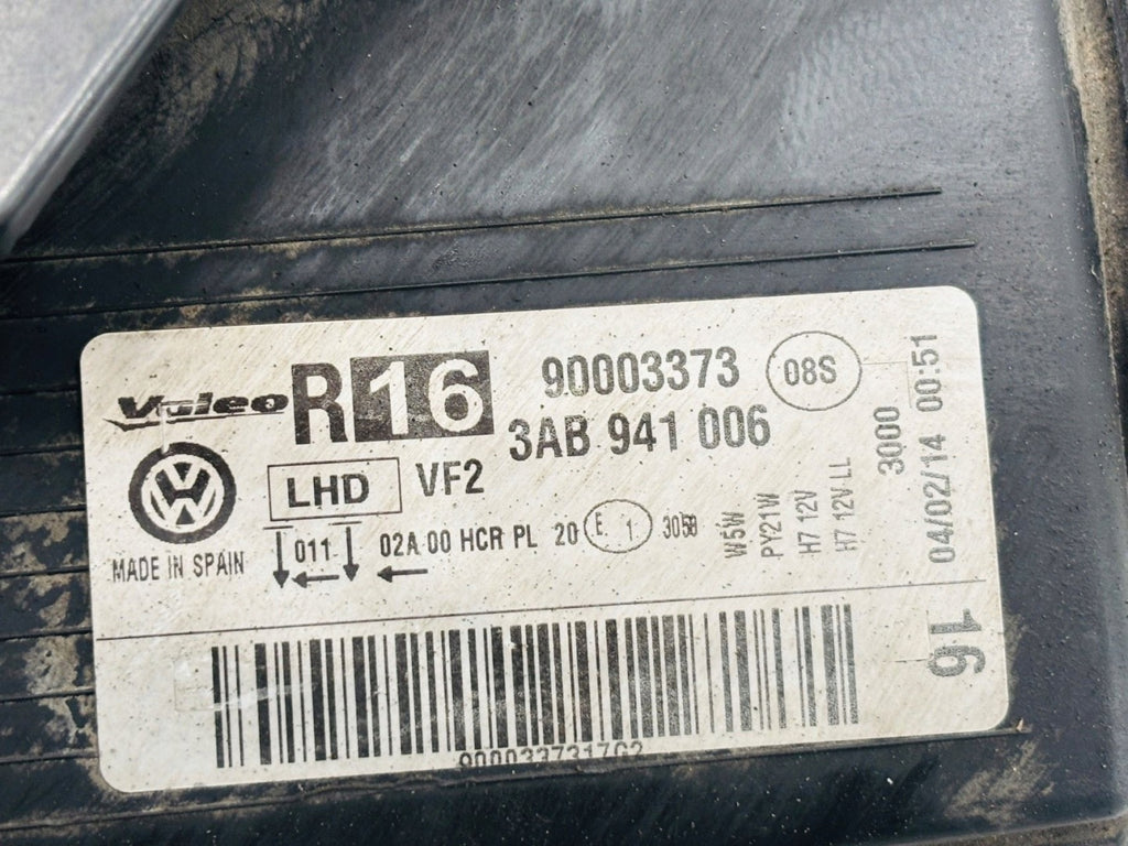 Frontscheinwerfer VW Passat B7 3AB941006 Rechts Scheinwerfer Headlight SCH8670989892kk