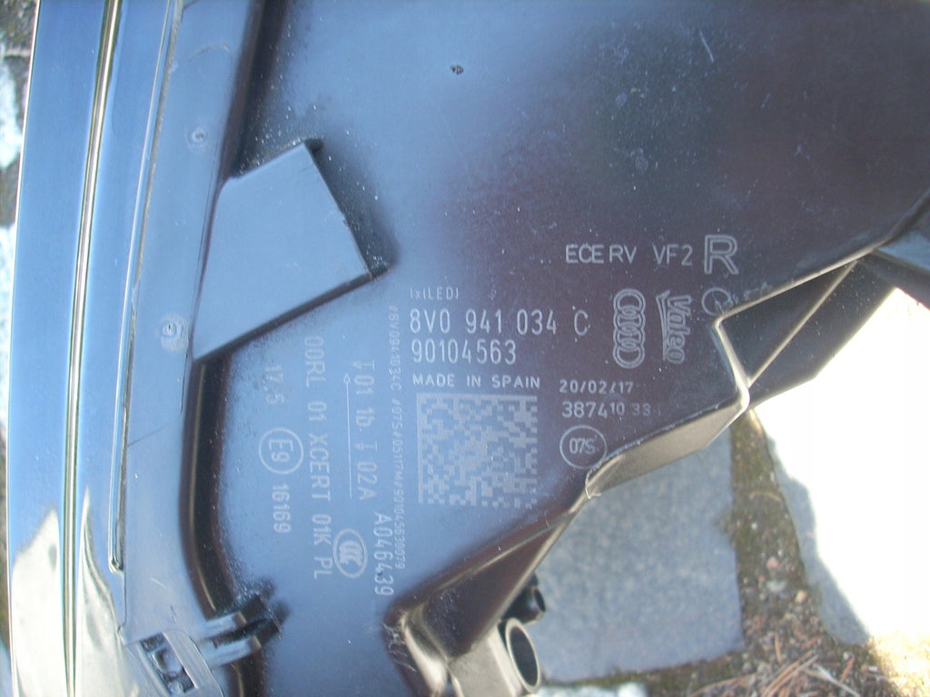 Frontscheinwerfer Audi A3 8V0941033C 8V0941034C LED Ein Satz Headlight SCH4331597664uu