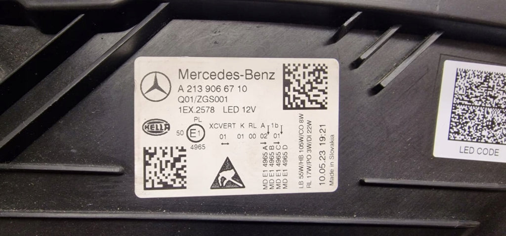 Frontscheinwerfer Mercedes-Benz A2139066710 LED Links Scheinwerfer Headlight SCH4124770217dg