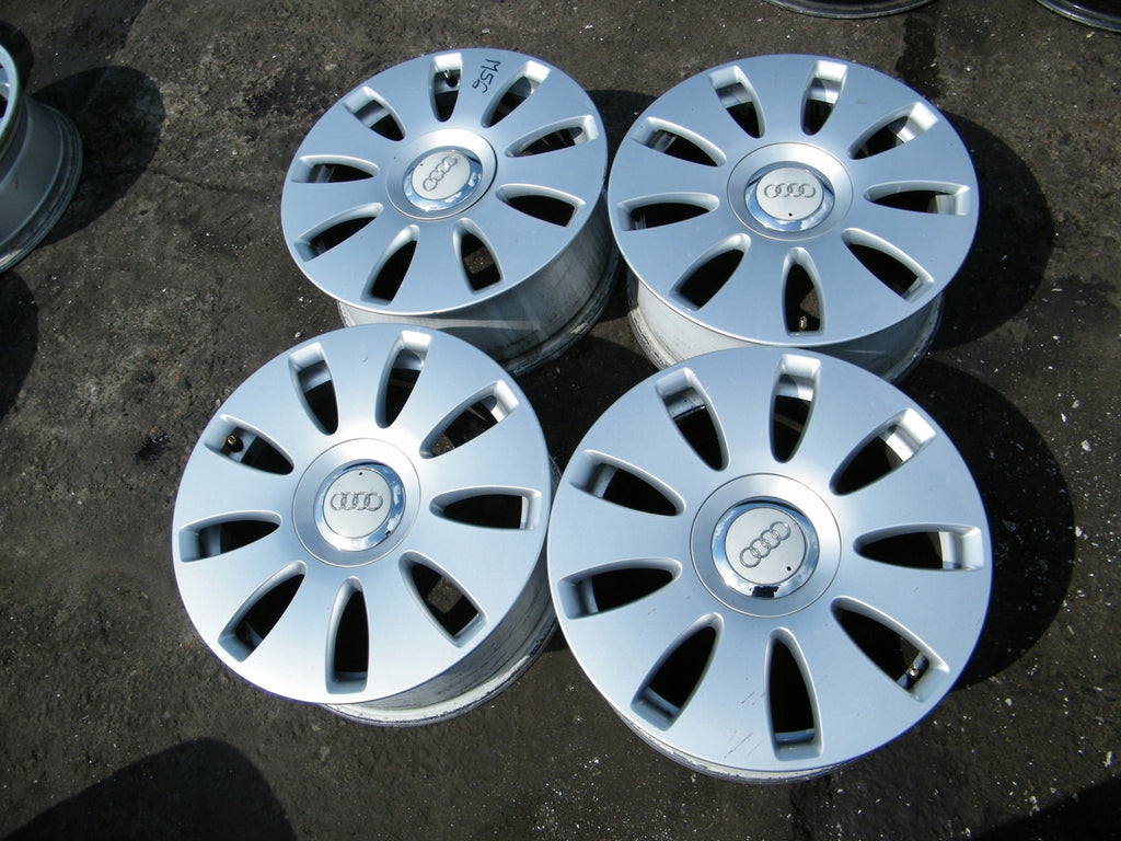 1x Alufelge 16 Zoll 7.0" 5x112 42ET Glanz Silber 8T0601025B Audi B6 B7 Rim Wheel