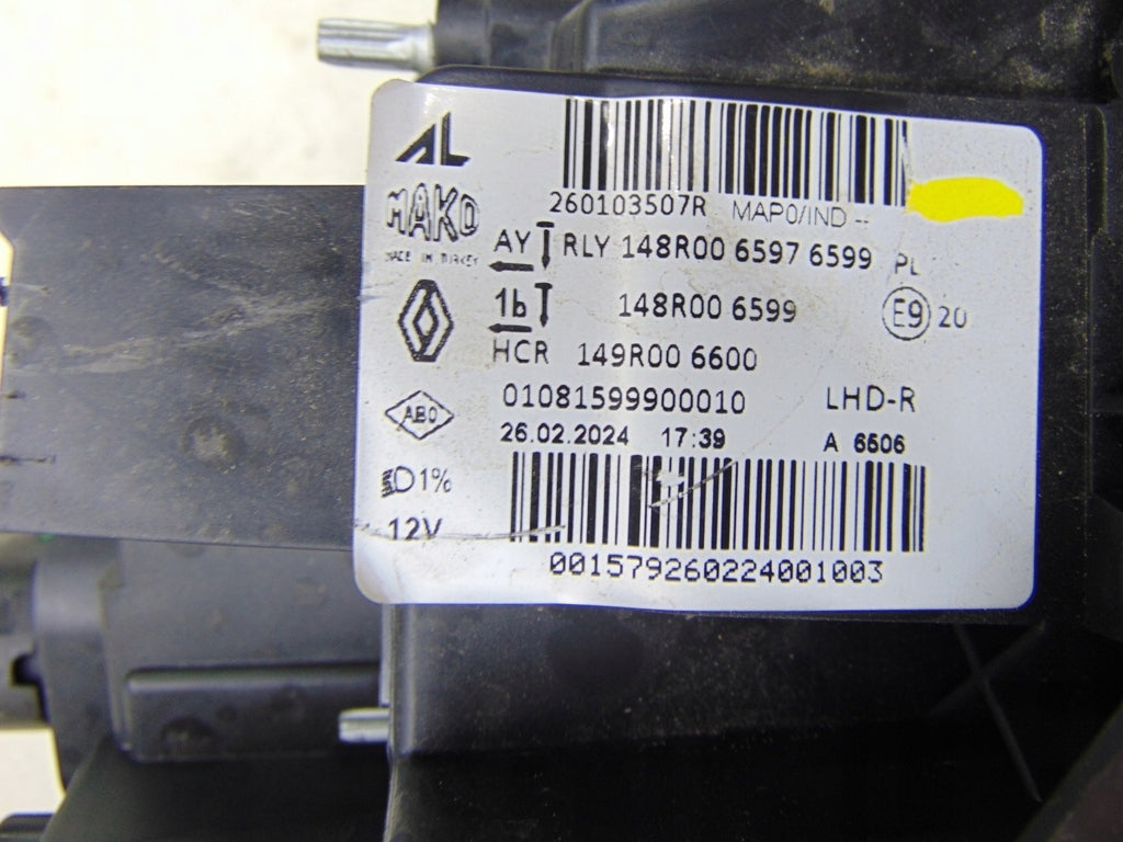 Frontscheinwerfer Renault Clio 5 260103507R LED Rechts Scheinwerfer Headlight SCH3696185005mk