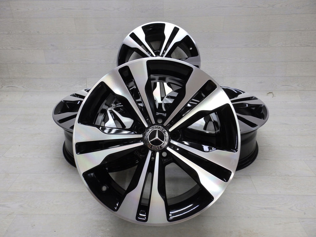 4x Alufelge 18 Zoll 7.5" 5x112 52ET Glanz Grau A2464010400 Mercedes-Benz Vito