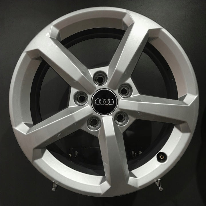 4x Alufelge 16 Zoll 6.0" 5x112 43ET Silber 81A071496A Audi Rim Wheel FEL4764247434no