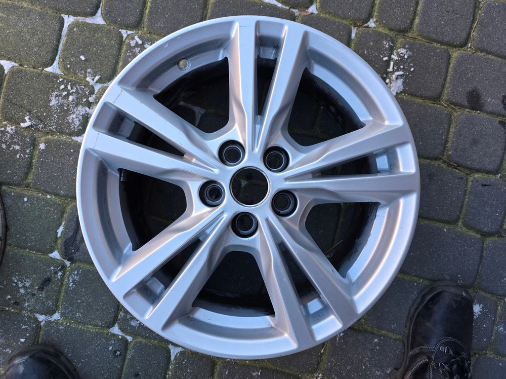 1x Alufelge 17 Zoll 7.5" 5x108 55ET Glanz Silber EM2C-1007-A1A Ford Mondeo FEL6541571769zg