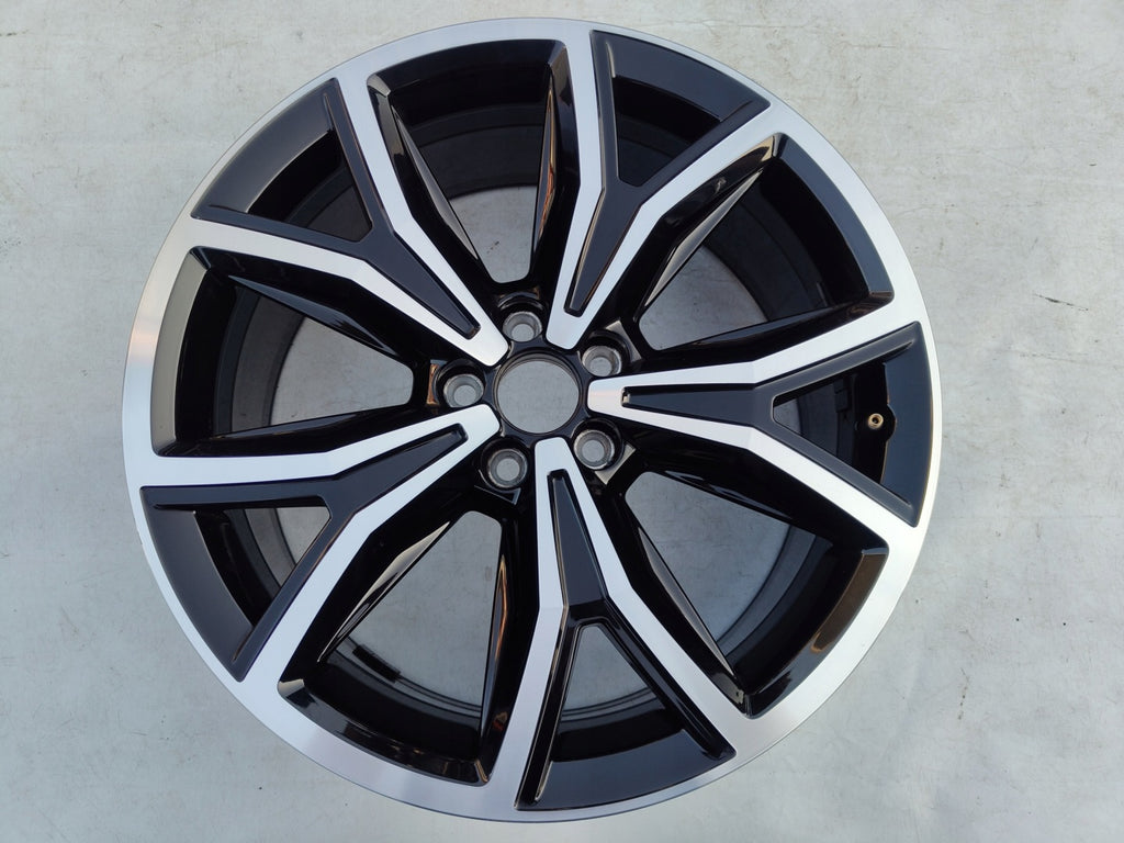 1x Alufelge 18 Zoll 7.0" 5x100 39ET Glanz Schwarz 2GM601025F VW T-Cross FEL8613024035ol