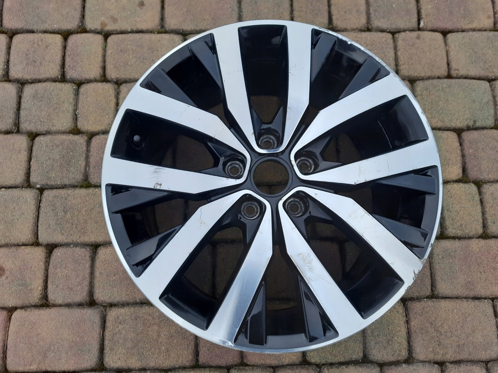 1x Alufelge 18 Zoll 8.0" 5x120 50ET Schwarz 7E0601025 VW Multivan Rim Wheel FEL4066534820hi
