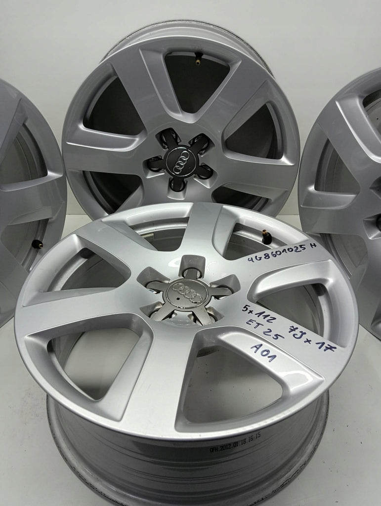 4x Alufelge 17 Zoll 7.0" 5x112 25ET 4G860125H Audi Rim Wheel FEL9655742893nv