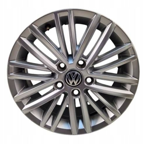 1x Alufelge 16 Zoll 6.5" 5x112 46ET Glanz Silber 5G0601025AT VW Golf VII I FEL4988724548bd