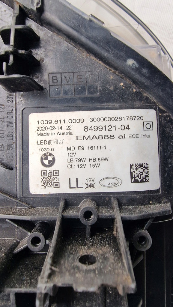 Frontscheinwerfer BMW 5 G31 G30 8499121-04 LED Links Scheinwerfer Headlight SCH6375439983la
