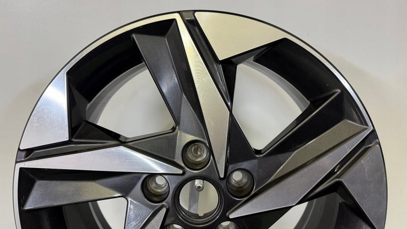 1x Alufelge 17 Zoll 7.0" 5x114.3 49ET Glanz Graphit 52910-AA310 Hyundai I Mg FEL7258403978qa
