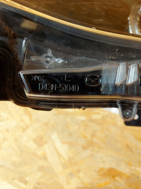 Frontscheinwerfer Mazda III D43N51040 LED Links Scheinwerfer Headlight SCH8176071936bc