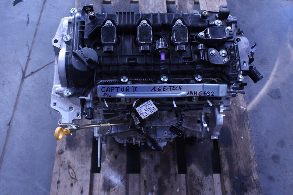 Motor Renault Captur II H4M632 1.6 9TKm 2024 Hybrid Engine Unkomplett