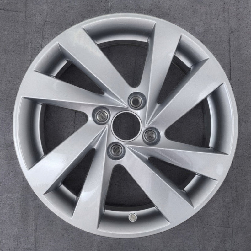 1x Alufelge 15 Zoll 5.5" 4x100 41ET Glanz Schwarz 1SL601025Q Seat Mii Rim Wheel