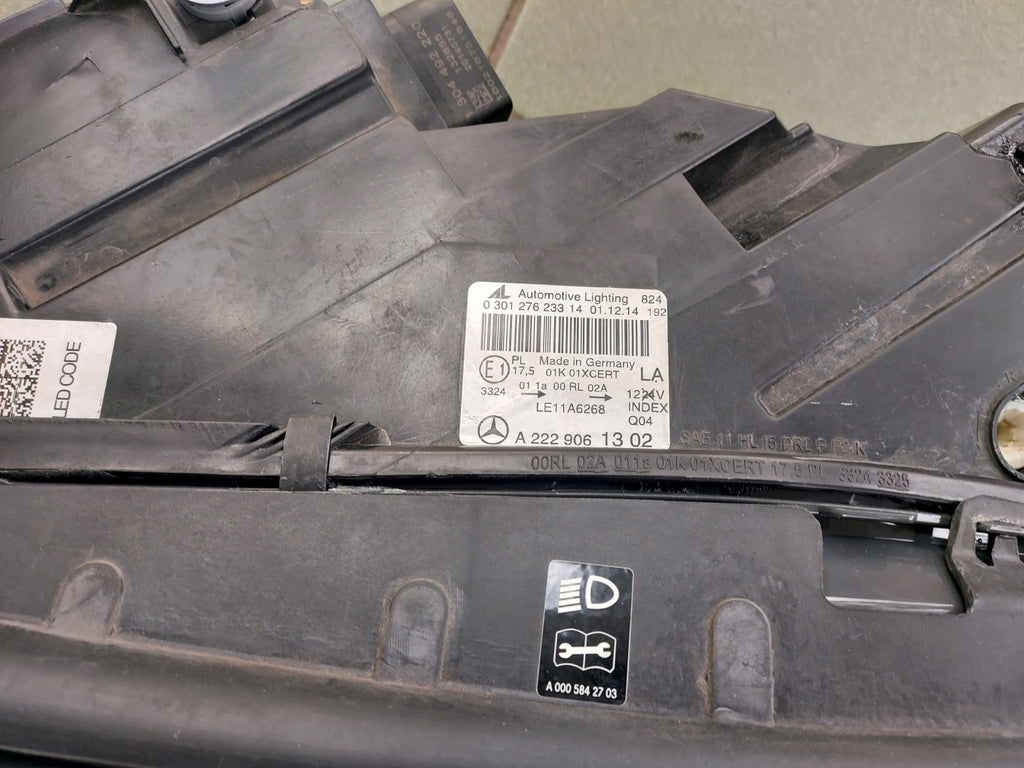 Frontscheinwerfer Mercedes-Benz W222 2229061302 2229061402 LED Rechts oder Links SCH6658041822kf