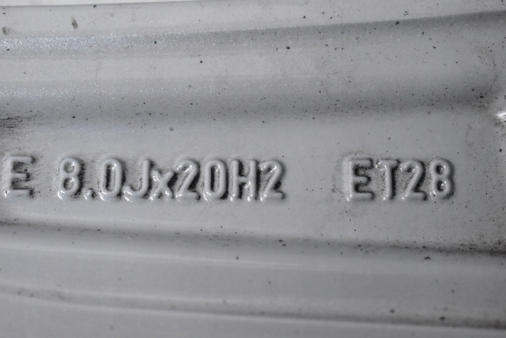1x Alufelge 20 Zoll 8.0" 5x112 28ET Glanz Silber 4M0601025G Audi Q7 Rim Wheel FEL9654915136mc