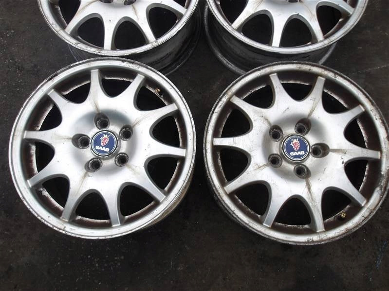 4x Alufelge 16 Zoll 6.5" 5x110 49ET 4909164 Saab 93 9-3 Rim Wheel FEL1413403465nn