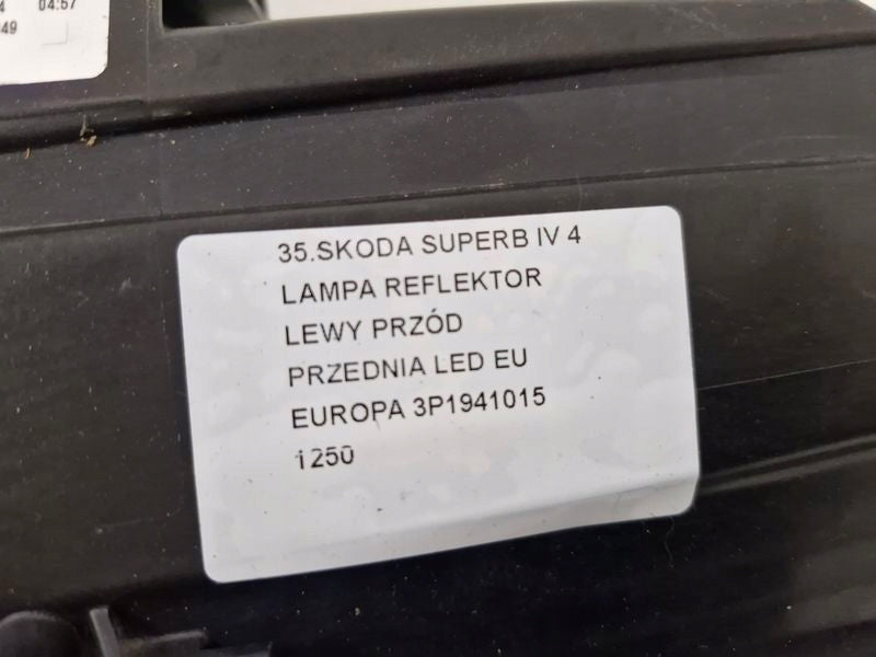 Frontscheinwerfer Skoda Superb 3P1941015 LED Links Scheinwerfer Headlight SCH7478343617iy