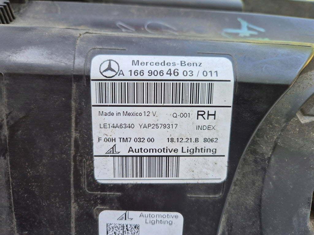 Frontscheinwerfer Mercedes-Benz Gls X166 YAP2579317LE14A6340 Full LED Rechts SCH2766442024fk
